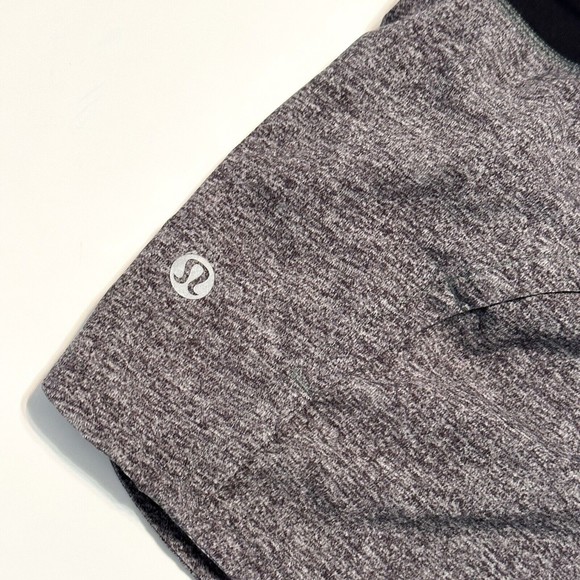 Lululemon RUN TIMES SHORTS II *4" Heather Lux Multi Black SWIFT Size 4 - Picture 4 of 12